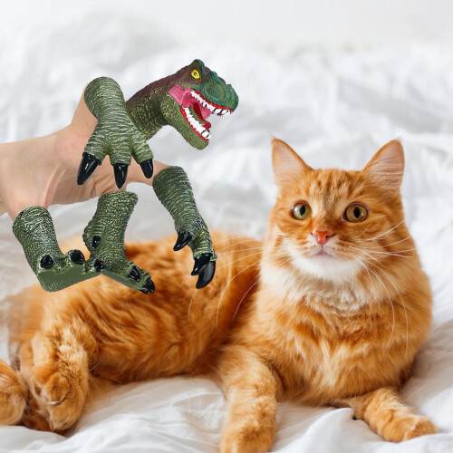 Vinyl Dinosaur Finger Puppets Set 4