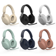 BT5.3 Wireless Headset with Rotatable Mic