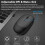 Bluetooth-compatible Capacitive Mouse Cordless Mouse-Gray 7