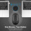 Souris de jeu Portable sans fil, compatible Bluetooth,-Noir 5