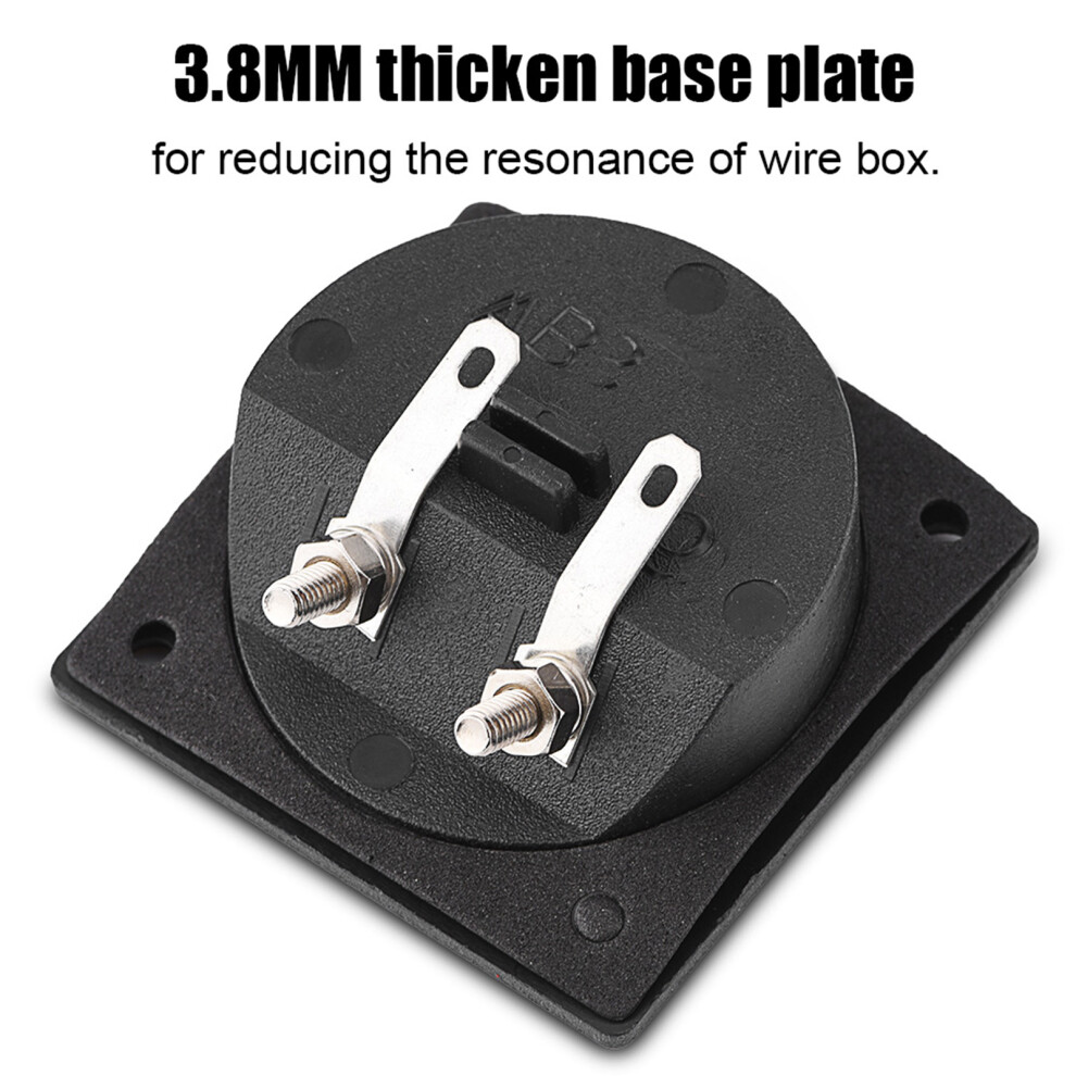 Speaker Binding Post Connector Box Black 7790334195703