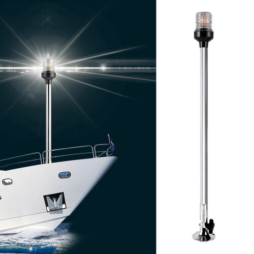 Universal 12V LED Marine Signal Light With-Fixed base 457MM 2