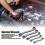 Double End Ratchet Wrench Set 5Pcs Chrome Vanadium 20