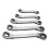 Double End Ratchet Wrench Set 5Pcs Chrome Vanadium 11