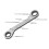 Double End Ratchet Wrench Set 5Pcs Chrome Vanadium 17