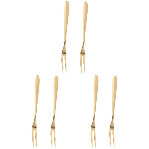Conjunto de Garfo para Frutas e Sobremesas - 6 Peças