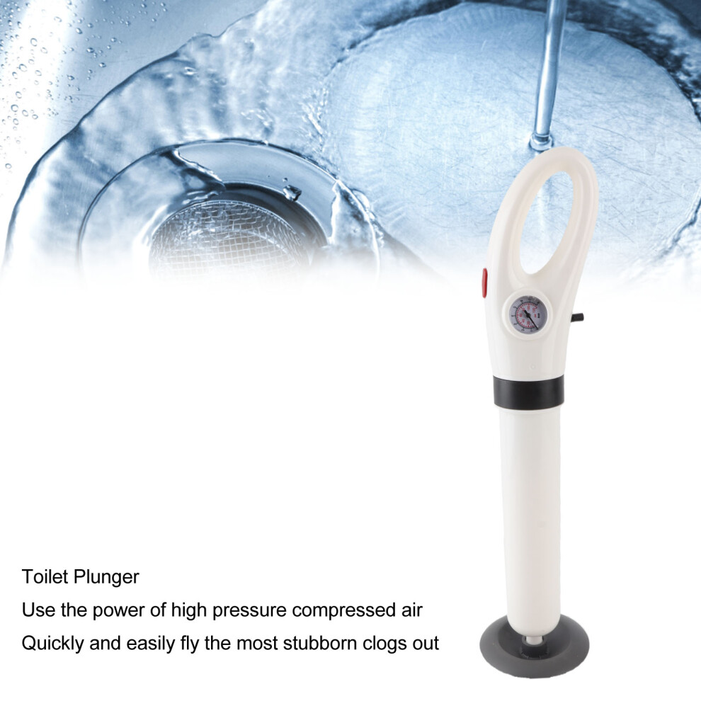 Compressed Air Toilet Plunger Cleaner