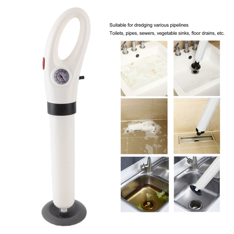 Pneumatic Toilet Plunger Drain Unblocker
