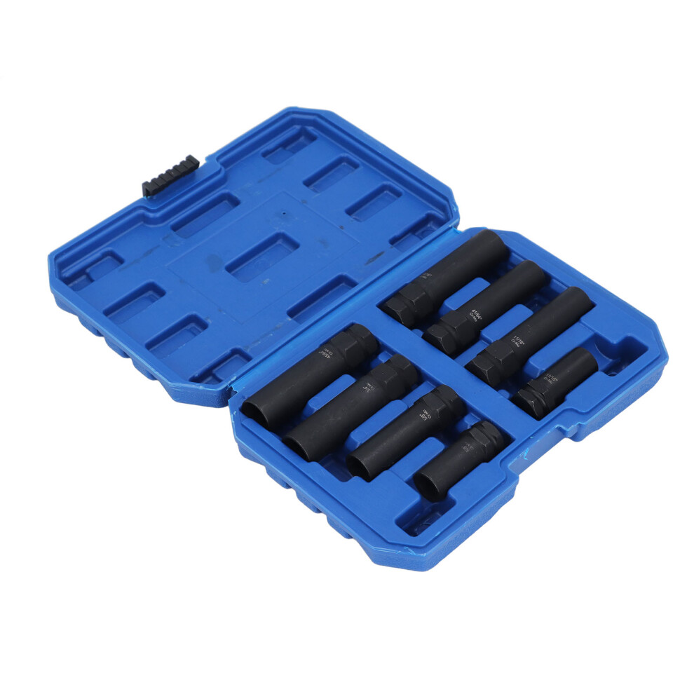 Cr Mo 8 Piece Lug Nut Socket Kit 5/8-45/64