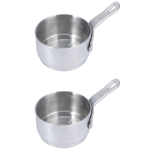 Casserole en acier inoxydable (2 pièces)