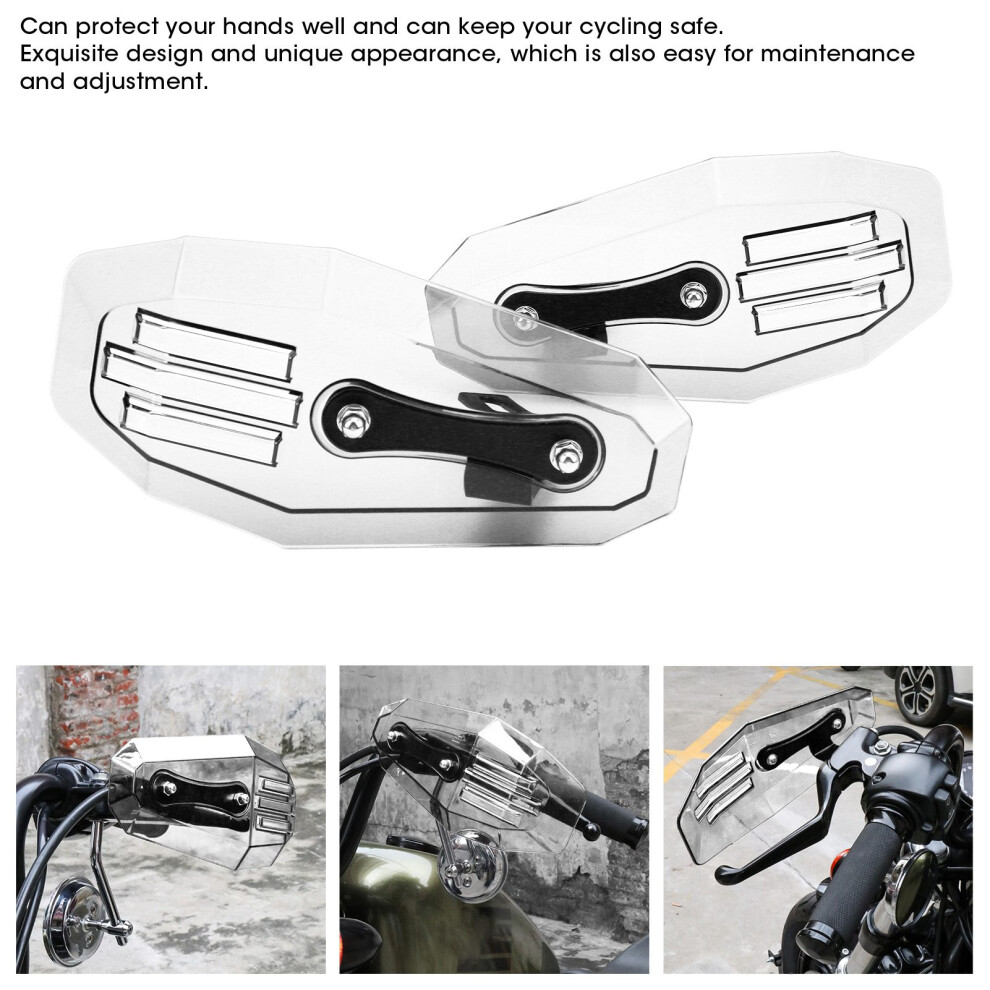 2Pcs Transparent Handguard For Motorcycles 7340572049179