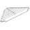 Escurridor de fregadero triangular de acero inoxidable (1 unidad) 1