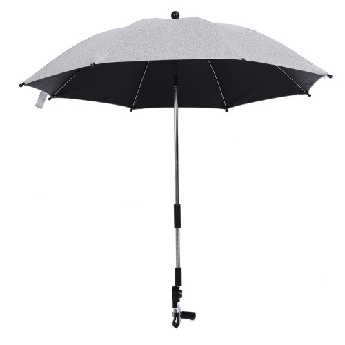 360 Adjustable Stroller Parasol 75cm Grey 2