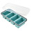 Siliconen voedselbesparende container met-3 raster1 blauw 1