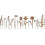 Distinctive Metal Leaf Stake For Landscaping-Rusty Flowers 04 5