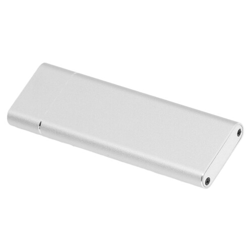 USB C External SSD Enclosure Aluminium