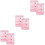 6Pcs Practical Pink Mesh Pencil Holder for Desk Storage 1