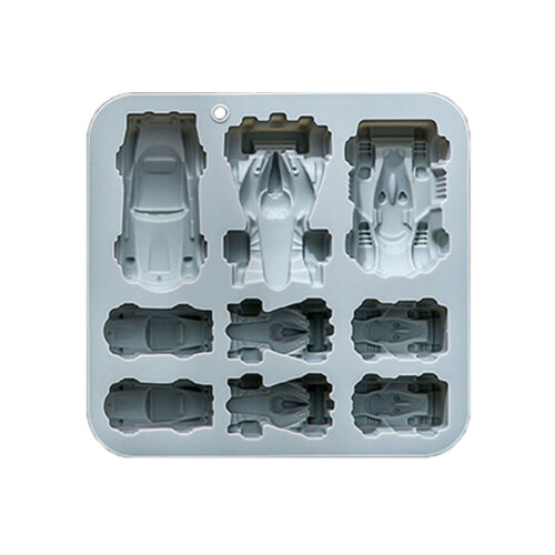 Racing Car Shape Silicone Molds For Making Ice Chocolate-Blue