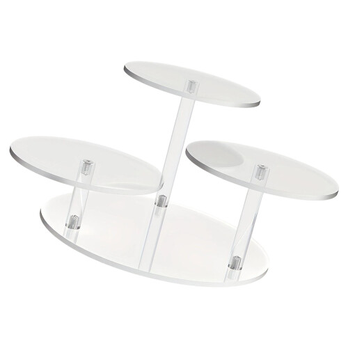 Zware acryl displaystandaard met antislipbasis houdt-Duidelijk