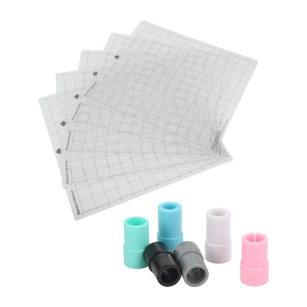 5 Pack Cutting Mat 12x12 Adhesive Grid