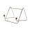 Modern Pad Stand Solid Stainless Steel And Wood Structure 1