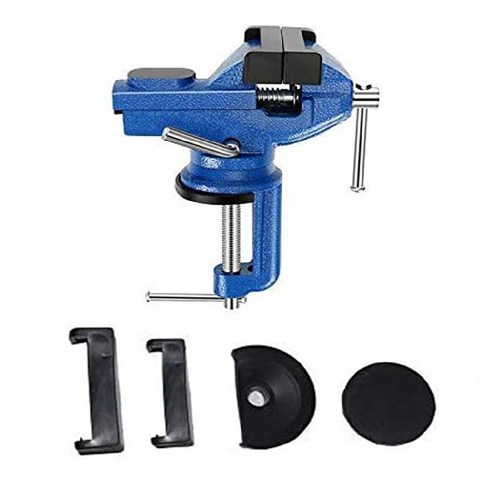 300kg Clamping Force Vise Blue