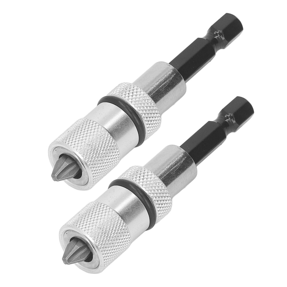 2x Fast Change Bit Holder Hex 1/4in Magnetic