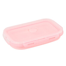 Viflosae Faltbare Lunchbox aus Silikon, mikrowellengeeignet, tragbar