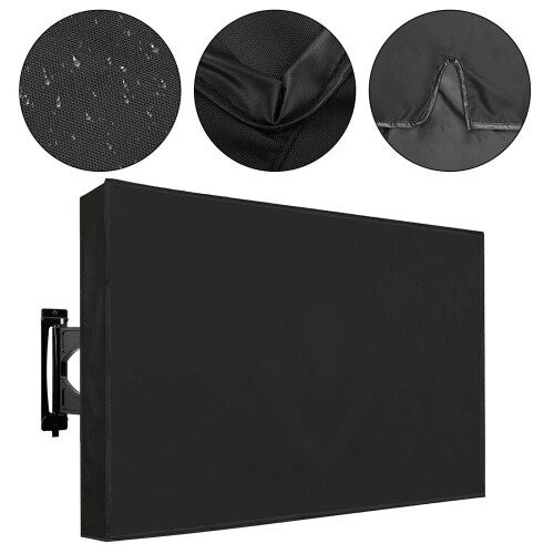Capa impermeável para TV externa, adequada para modelos de 40 a 42 polegadas.
