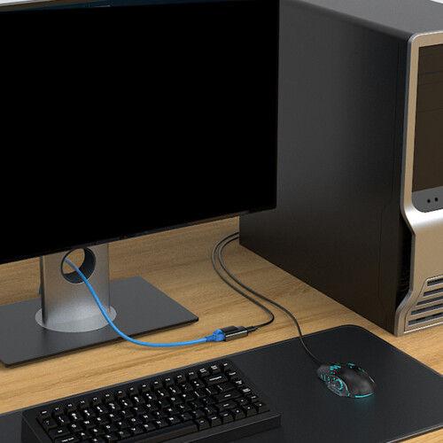 Type C Ethernet Networking Adapters 100/1000Mbps USB C To-100M 1