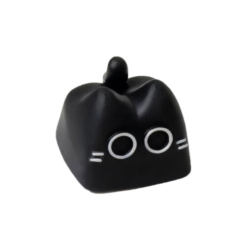 Resin Keycap With Cute Cats Tail Design For Mechanical-Black