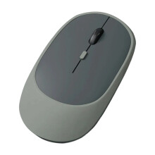 Draagbare gamingmuis Draadloze Bluetooth-compatibele 2,4-Grijs