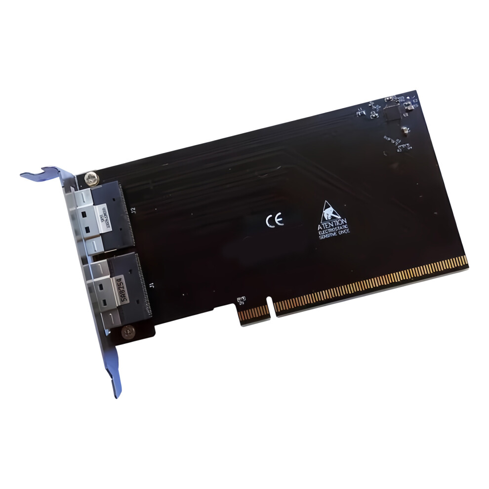 Pcie X16 To 2 Sff 8654 Port Expansion Card-Half Height Baffle 7704001195163