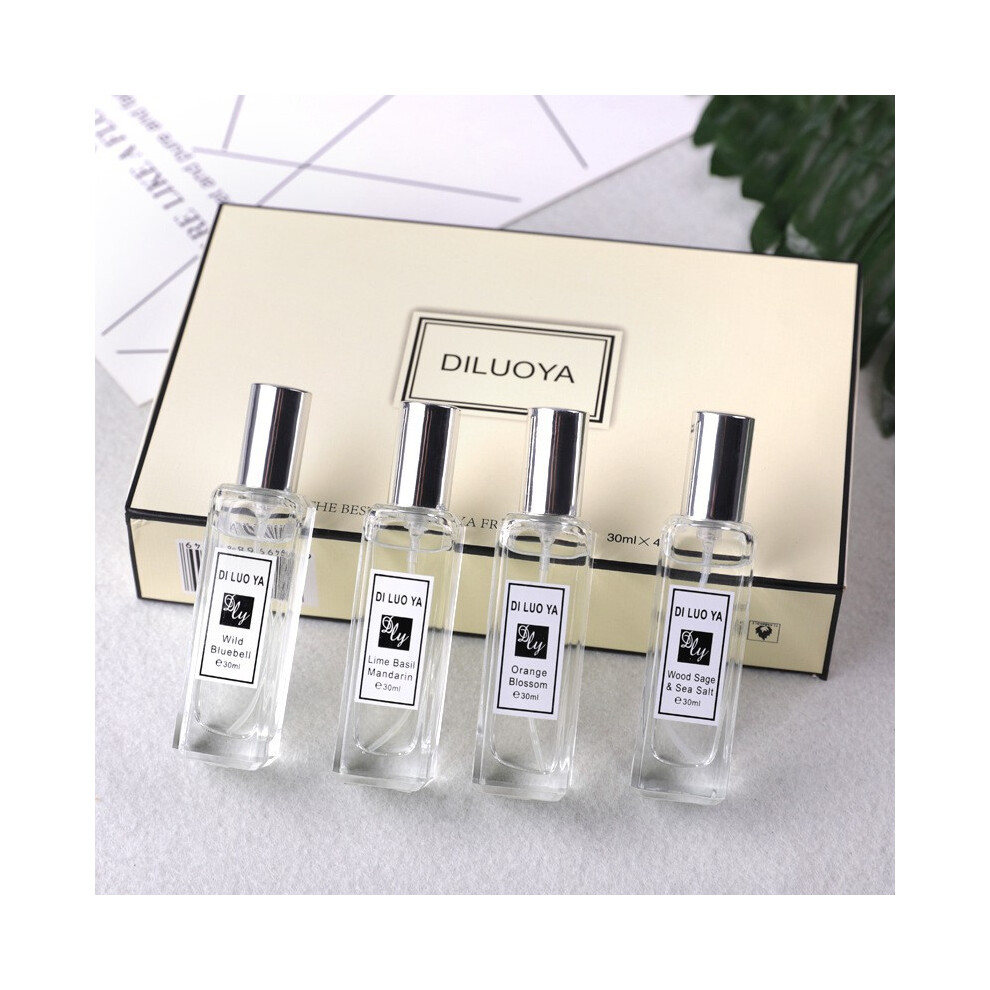 Own Brand (Blue Wind Chime Four-Piece Set) Premium Perfume Men & Women Perfume Gift Set, Long Lasting Fragrance, Best Seller