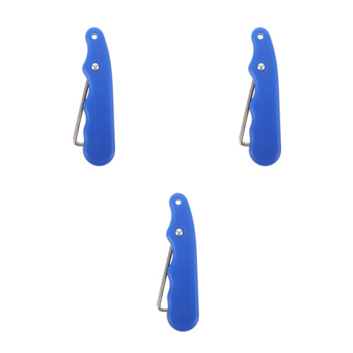 3Pièces Tire-Lacets Pliable Hockey Durable PP Acier 1