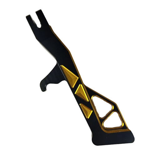 Alliage d'aluminium de support latéral de moto de vélo-Or
