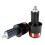 Pair Motorcycle Handlebar End Caps Strong Aluminum Adapter-Red 1