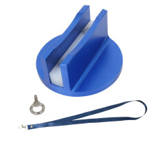 High Strengths Aluminum Jacks Pad Grooved Magnetic Jacks-blue