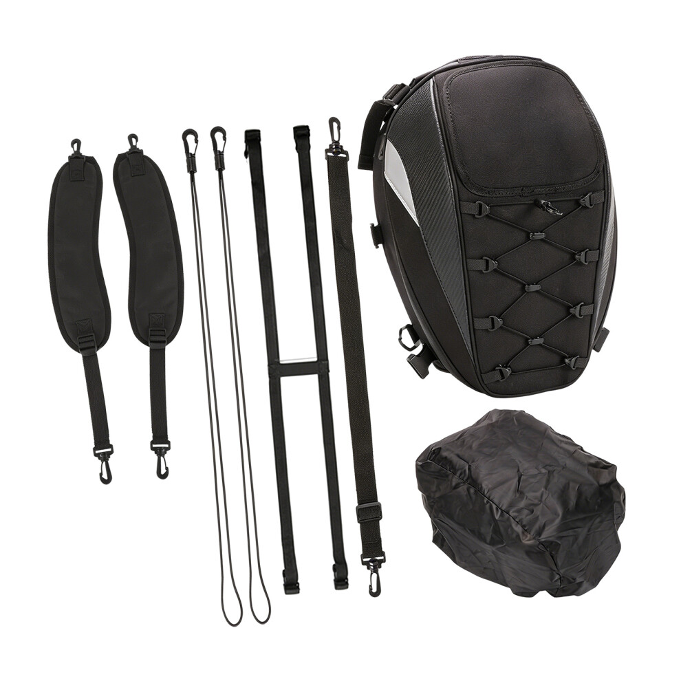 High Capacity Motorcycle Tail Storage Bag Panniers Multifunction 7751001553684