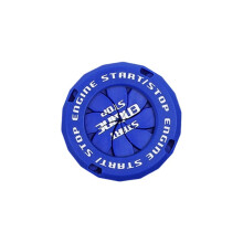 Décoration de bouton de démarrage de moteur de-tout bleu