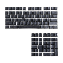 Side Printed Carbon Fiber PBT Keycaps Original-112 keys white