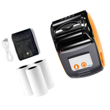 Draagbare printer Bluetooth-compatibel Lange-Sinaasappelen kleur