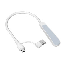 Lampe LED Flexible USB Type C pour-Prise USB blanche de Type C