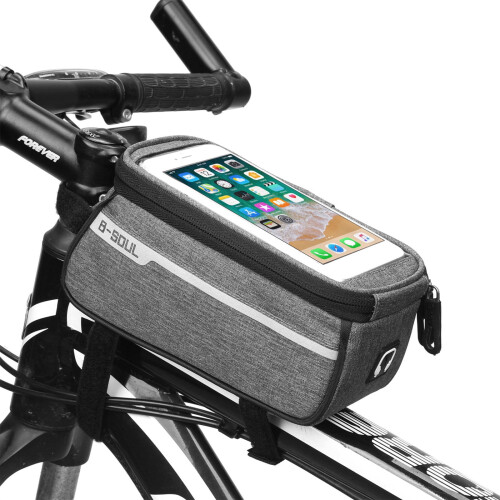Bike Phone Holder with Reflective Touch Screen Mount for