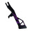 Support latéral en aluminium pour accessoire de moto-Violet 1