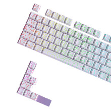 97 toetsen mechanisch toetsenbord Keycaps PBT-materiaal-Wit