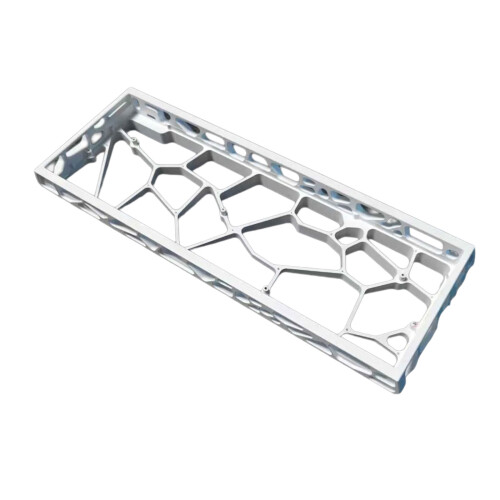 Metal Aluminum Alloy GH60 Keyboard Shell Ventilated Frame-White