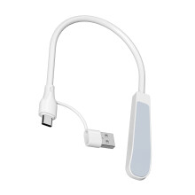 Flexibele LED USB Type C-lamp Boeklamp-Witte Type C USB-stekker