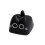 Handcrafted Resin Keycap with Playful Curved Tail Cats-Black 1