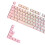 PBT Keycap Set With Side Printed Keycaps And Even-Pink 1
